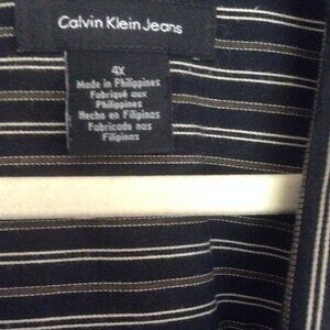 CALVIN KLEIN 4X Classic Fit Men's Button-Down Shirt